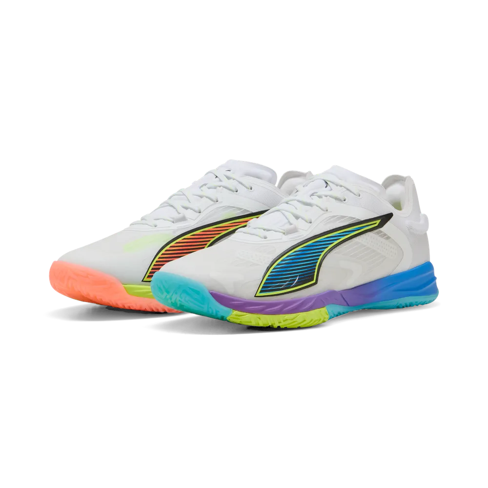 Puma Accelerate Nitro SQD 4 Game On Handballschuhe weiß  
