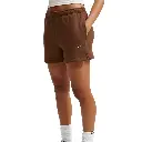Nike Studio Fleece Short braun Damen