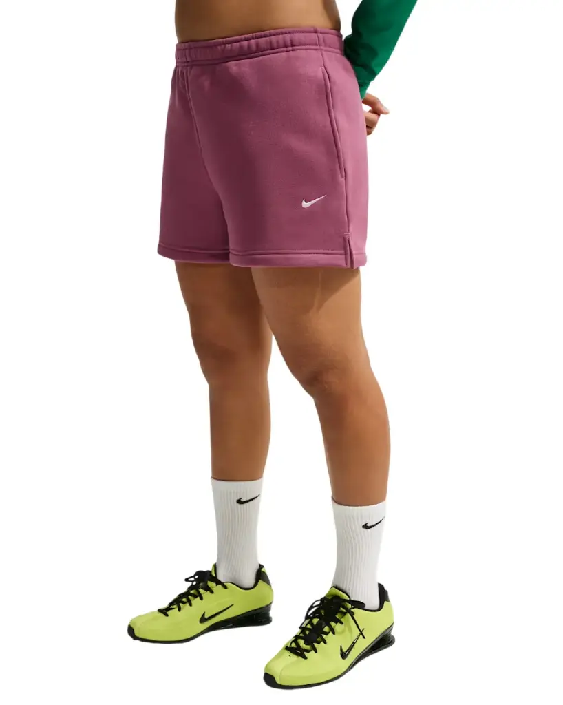 Nike Studio Fleece Short pink Damen 