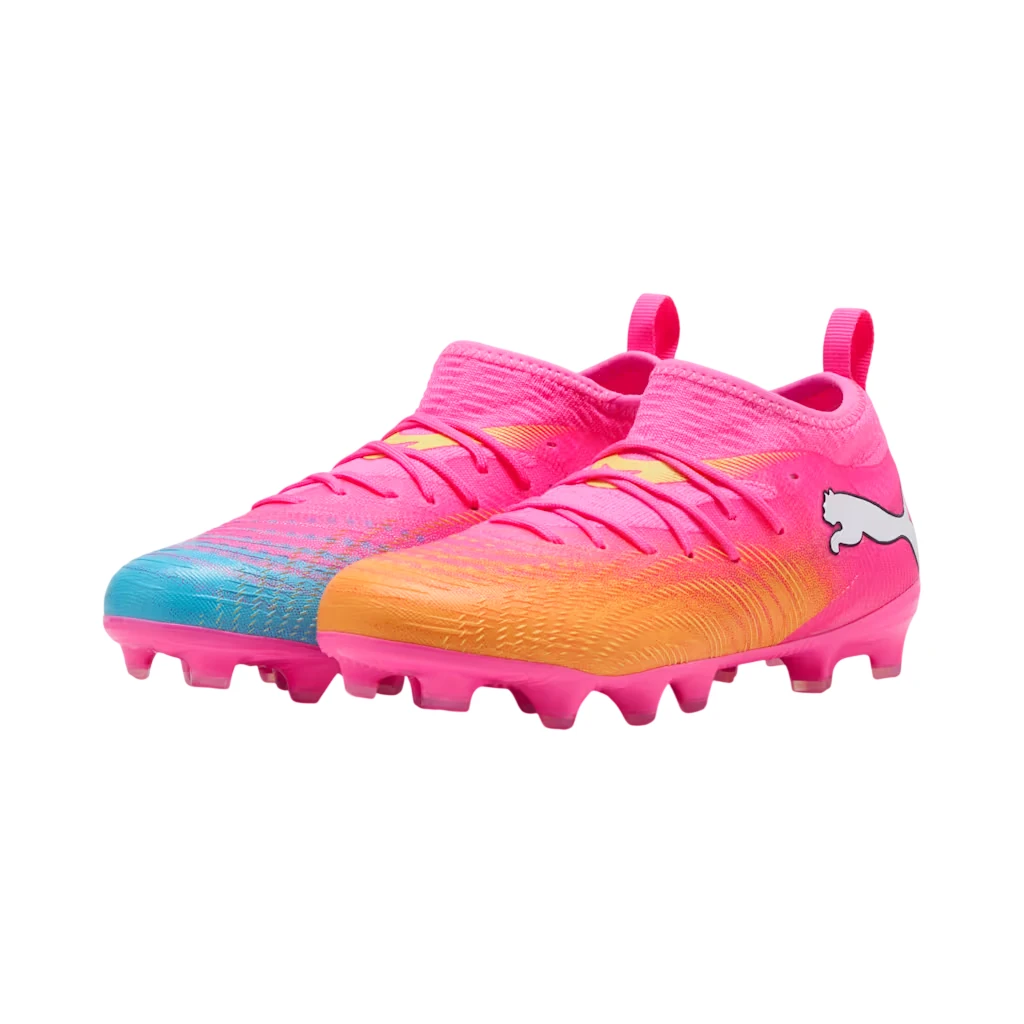 Puma Future 9 Matsch FG/AG Fußballschuhe pink Kinder