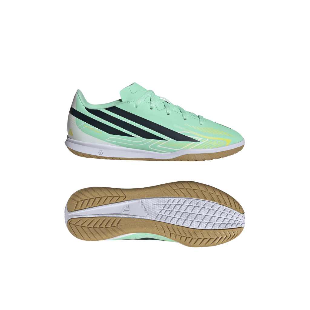 adidas F50 Hypefast Club IN Fußballschuhe grün Kinder