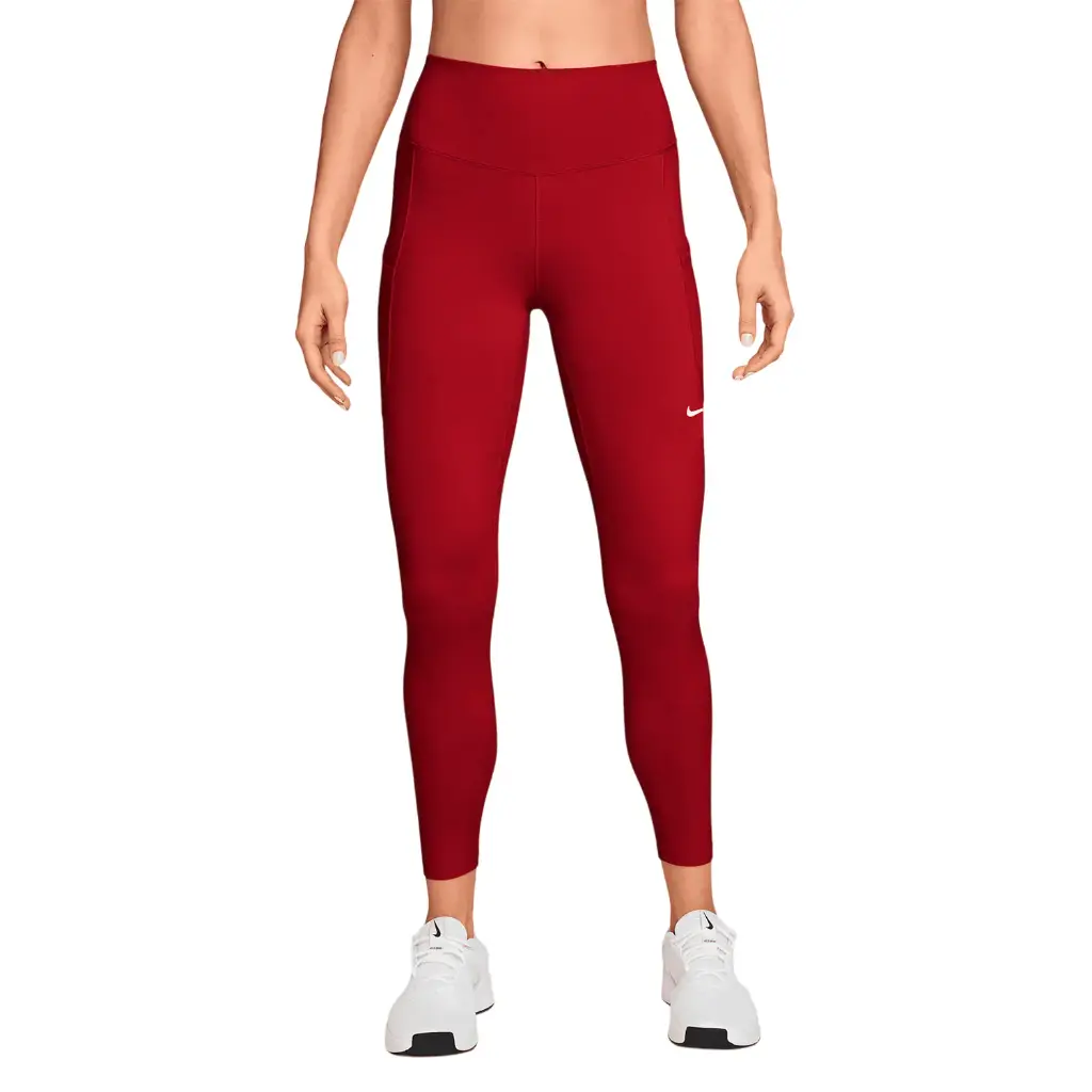 Nike One Logo 7/8 Leggings rot Damen