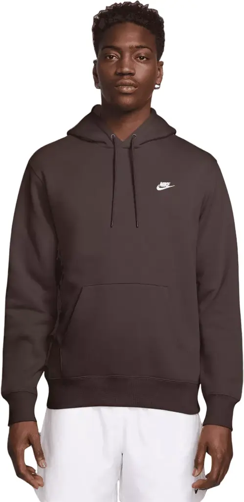 Nike Club Fleece Hoodie braun 
