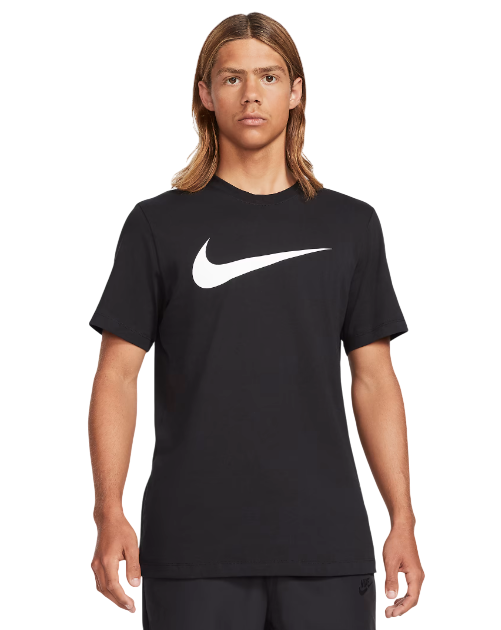 Nike Sportswear Swoosh T-Shirt schwarz