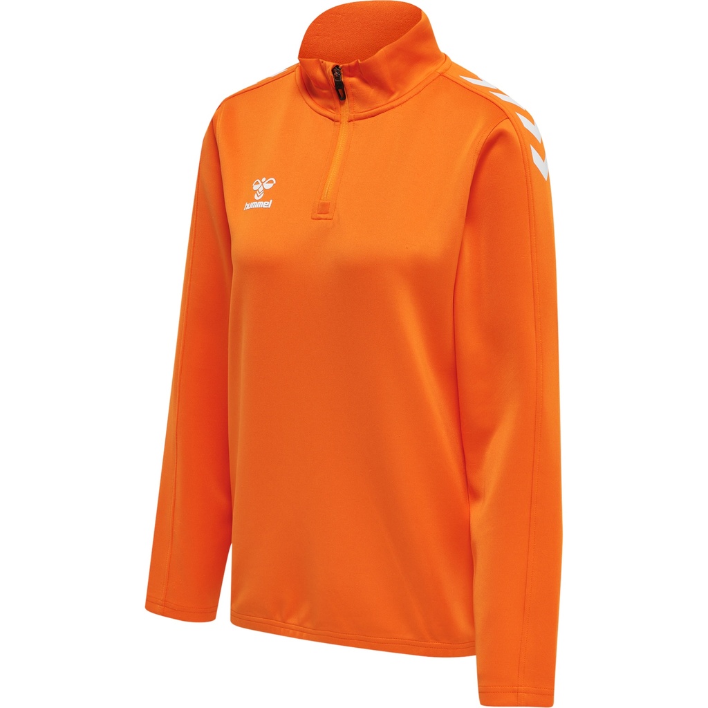 Hummel Core XK 1/2 Reißverschluss Poly Trainingstop orange Damen