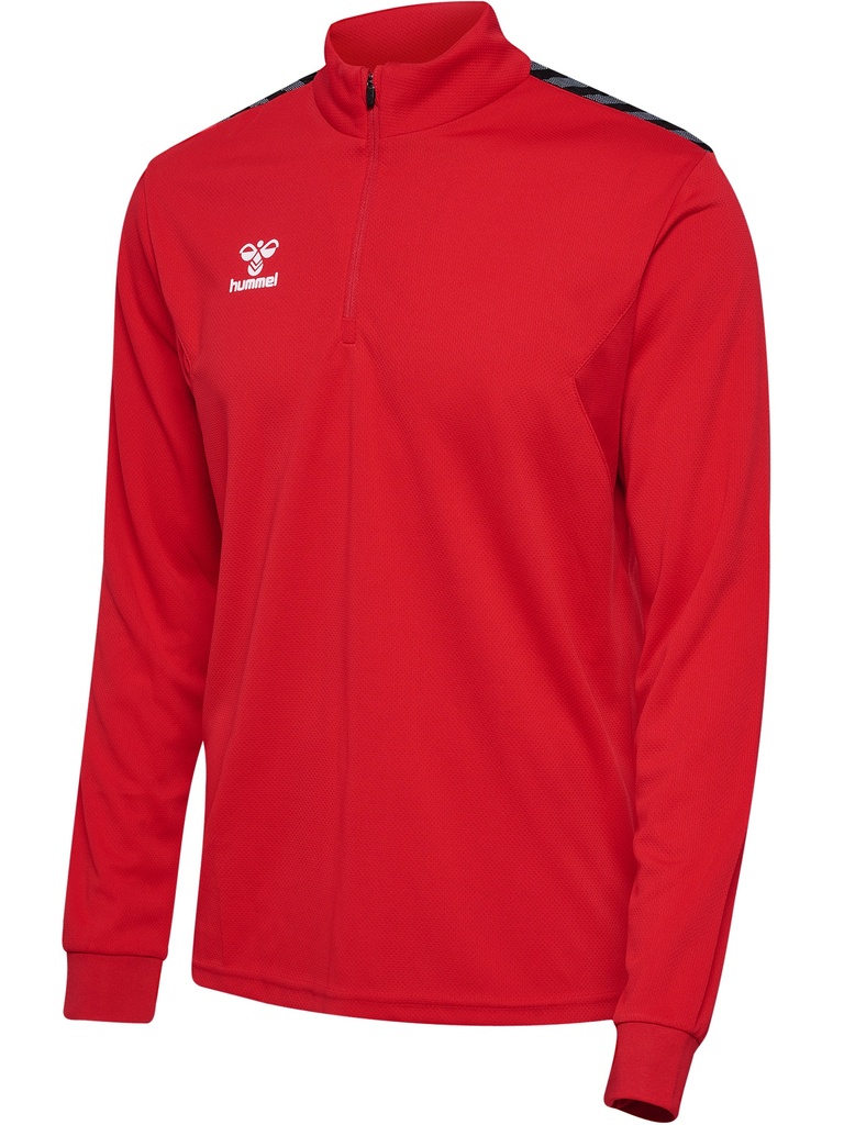 Hummel Authentic 1/2 Reißverschluss Trainingstop rot    