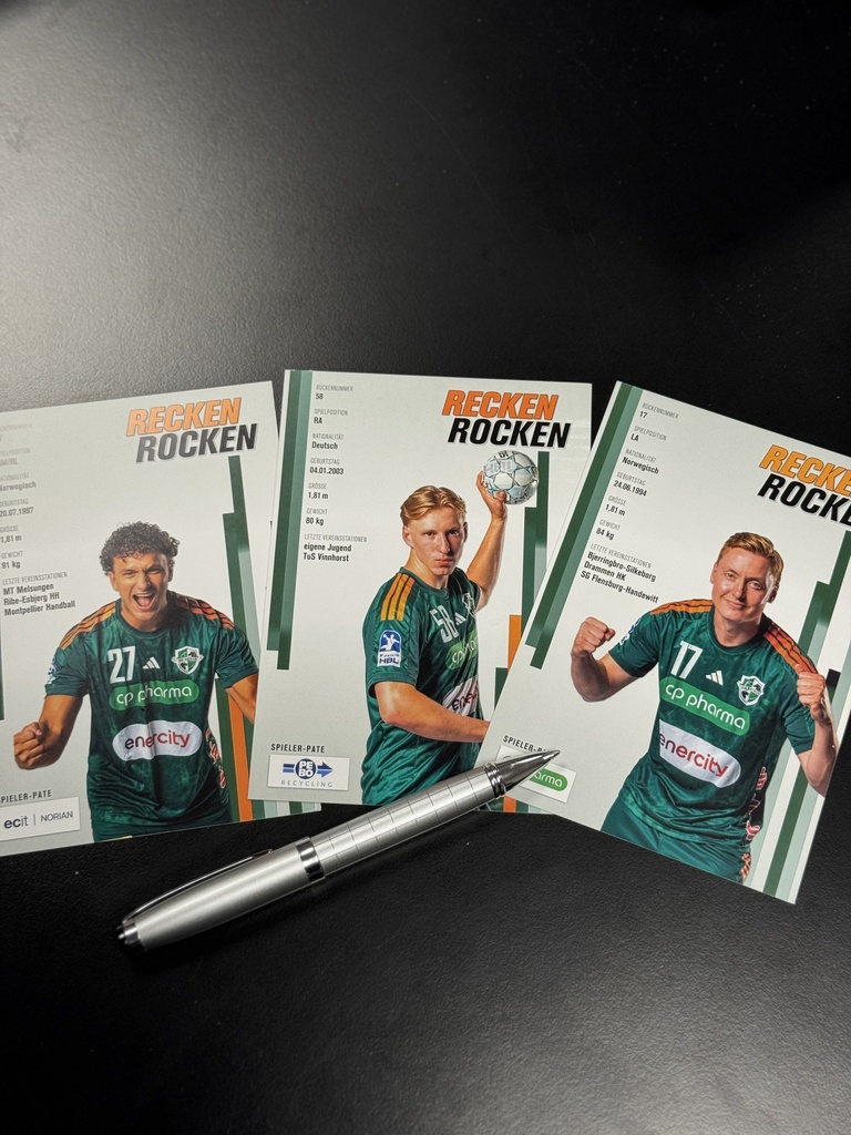 Heldenkarten inkl. Unterschriften