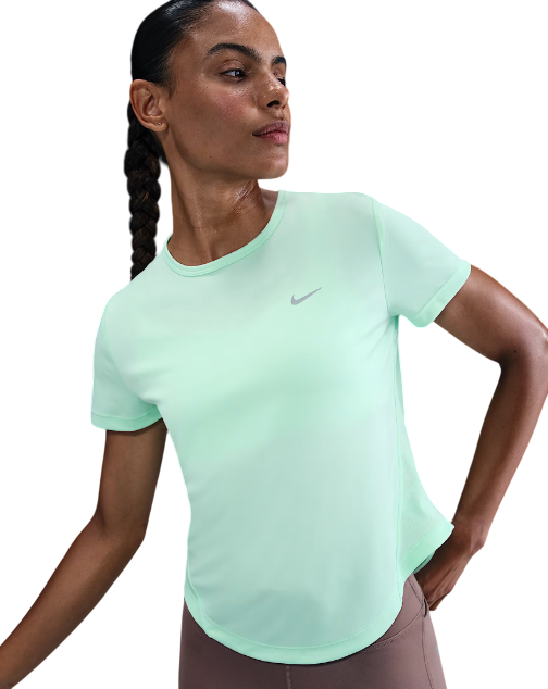 Nike Tempo Dri-Fit Laufshirt grün Damen  