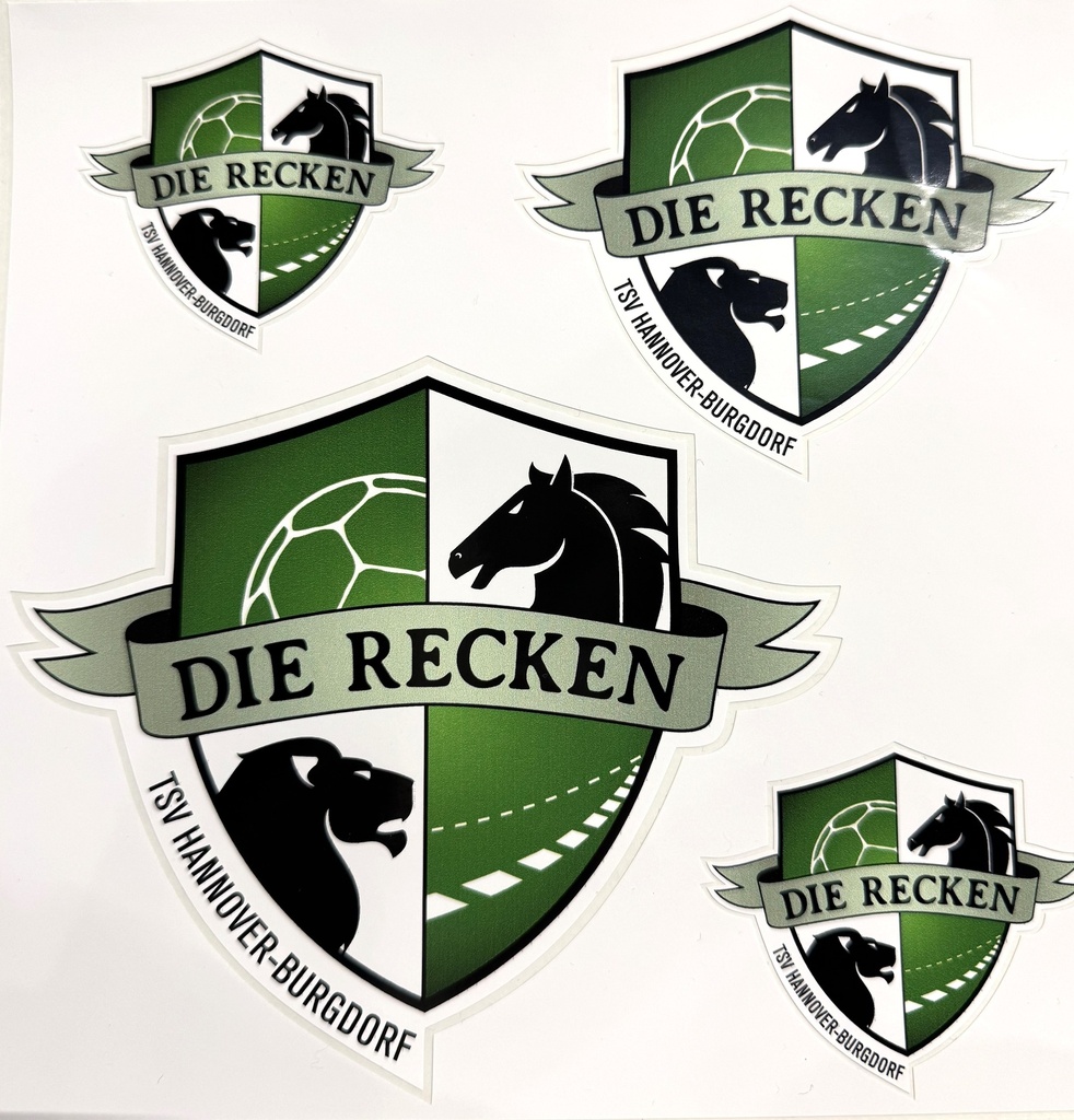 Aufkleber-Set Die Recken