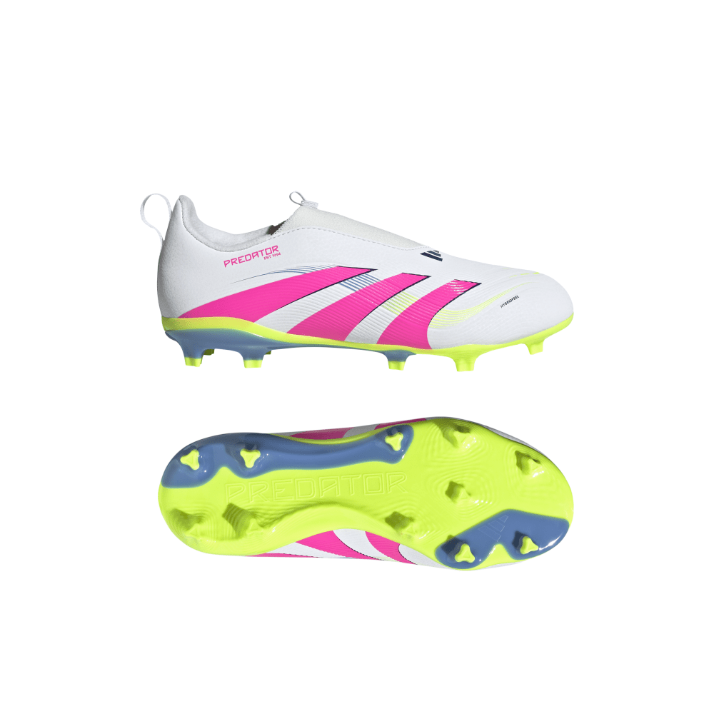 adidas Predator League Laceless Fußballschuhe MG weiß Kinder