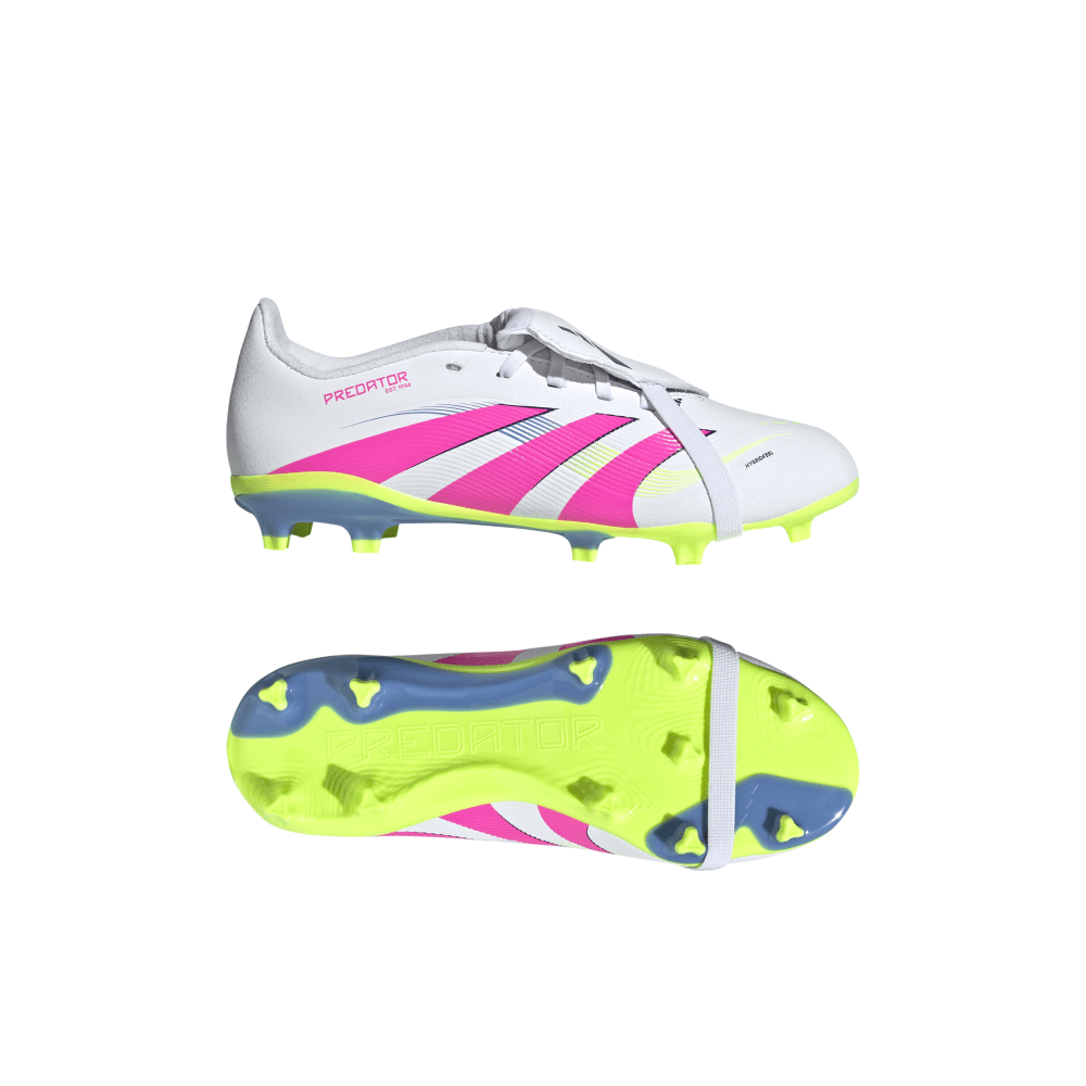 adidas Predator League Fold-Over Tongue FG Fußballschuhe weiß Kinder