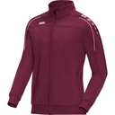 Jako Polyesterjacke Classico dunkelrot Kinder