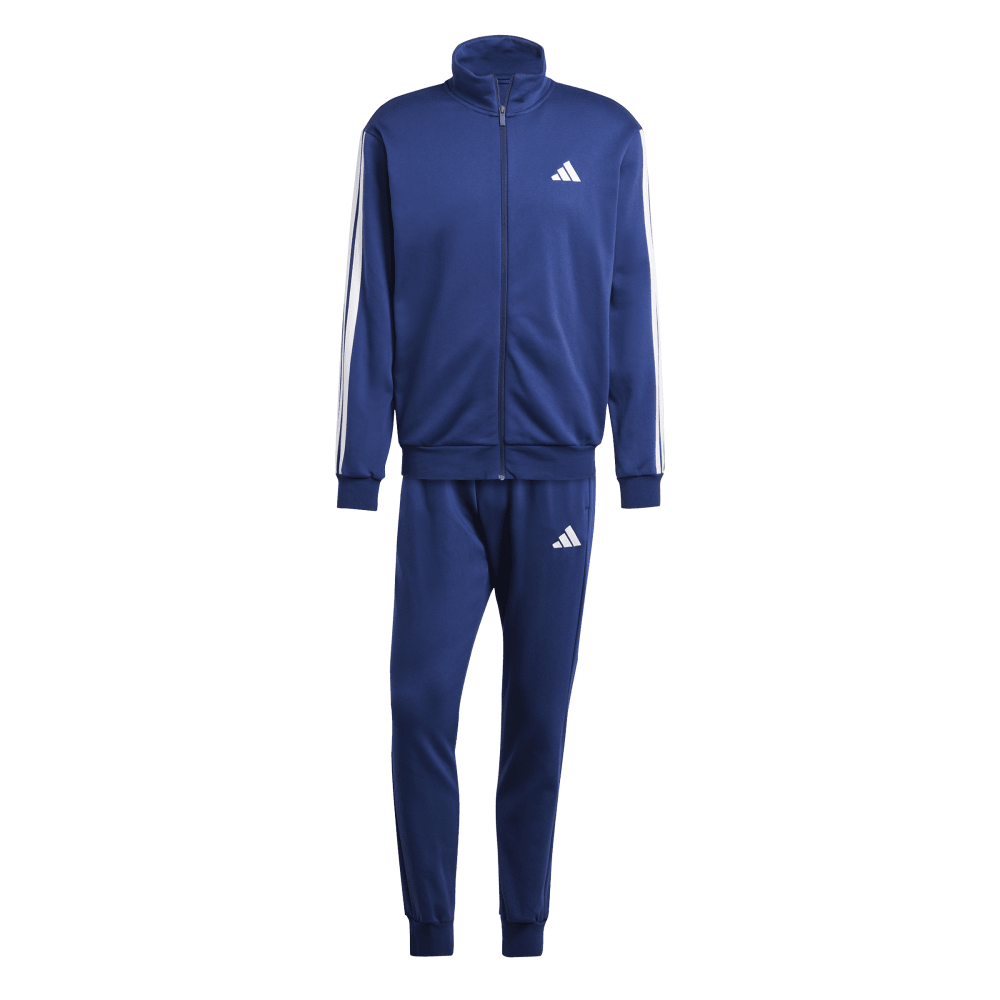adidas Sportswear Basic 3-Streifen Trainingsanzug blau