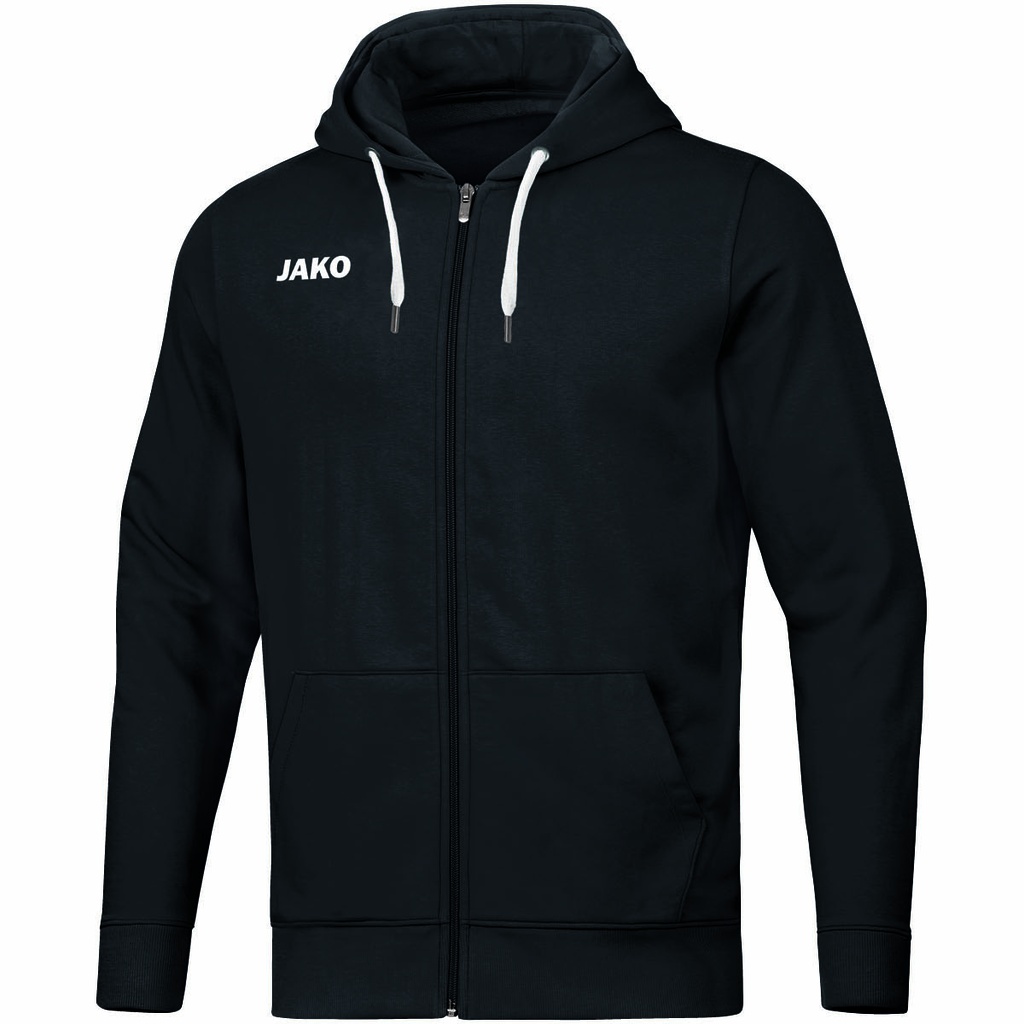 Jako Kapuzenjacke Base schwarz Kinder